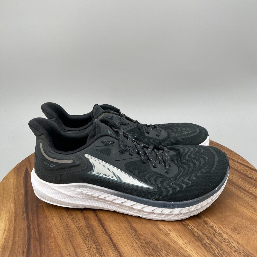 Altra Torin 7 Shoes Mens Size 10.5 Black Road Running Comfort Walking Sneakers